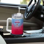 customized arizona wildcats gradient dots red curved tumbler best selling.webp