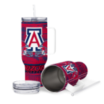 customized arizona wildcats honey streaks red curved tumbler best selling.webp