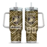 customized army black knights bold diamonds gold curved tumbler best selling.webp