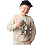 customized army black knights camo mashup gold white curved tumbler best selling.webp
