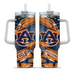 customized auburn tigers abstract paths navy blue curved tumbler best selling.webp
