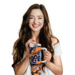 customized auburn tigers abstract paths navy blue curved tumbler best selling.webp