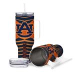 customized auburn tigers chevron layers navy blue curved tumbler best selling.webp