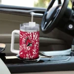customized ball state cardinals burst swirl red curved tumbler best selling.webp