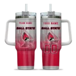 customized ball state cardinals gradient dots red curved tumbler best selling.webp
