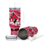 customized ball state cardinals honey streaks red curved tumbler best selling.webp