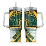 customized baylor bears arrow burst green curved tumbler best selling.webp
