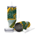 customized baylor bears arrow burst green curved tumbler best selling.webp