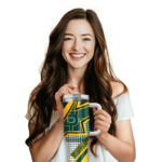 customized baylor bears arrow burst green curved tumbler best selling.webp