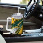 customized baylor bears arrow burst green curved tumbler best selling.webp