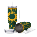 customized baylor bears bullseye drips green curved tumbler best selling.webp