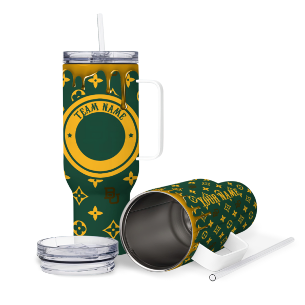 customized baylor bears bullseye drips green curved tumbler high quality.webp