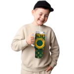customized baylor bears bullseye drips green curved tumbler best selling.webp