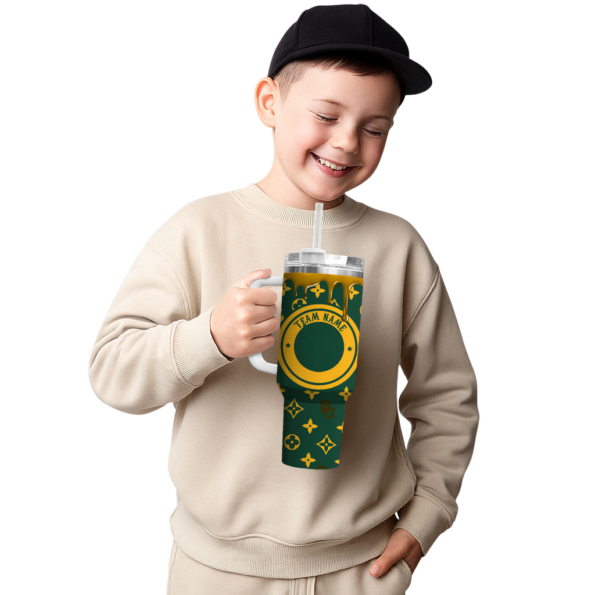 customized baylor bears bullseye drips green curved tumbler latest model.webp