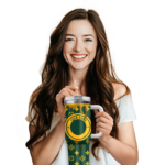 customized baylor bears bullseye drips green curved tumbler best selling.webp