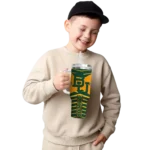 customized baylor bears chevron layers green curved tumbler best selling.webp