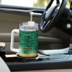 customized baylor bears geometric prism green curved tumbler best selling.webp