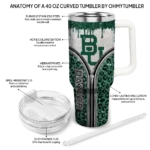 customized baylor bears leopard zipper green curved tumbler best selling.webp