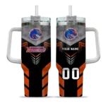 customized boise state broncos arrow armor orange black curved tumbler best selling.webp