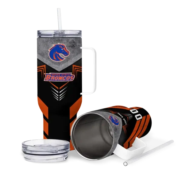 customized boise state broncos arrow armor orange black curved tumbler high quality.webp