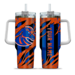 customized boise state broncos claw cut orange black curved tumbler best selling.webp