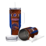 customized boise state broncos hexagon armor orange curved tumbler best selling.webp