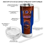 customized boise state broncos hexagon armor orange curved tumbler best selling.webp