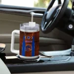 customized boise state broncos hexagon armor orange curved tumbler best selling.webp