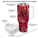 customized boston college eagles burst swirl maroon curved tumbler best selling.webp