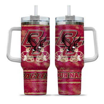 customized boston college eagles honey streaks maroon curved tumbler best selling.webp