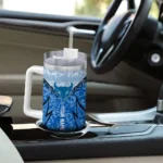 customized buffalo bulls chevron stripe royal blue curved tumbler best selling.webp