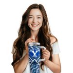 customized byu cougars chevron angle blue curved tumbler best selling.webp