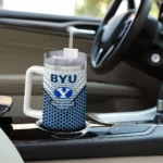customized byu cougars hex texture blue curved tumbler best selling.webp