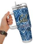 customized california golden bears bold diamonds blue curved tumbler best selling.webp