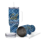customized california golden bears bold diamonds blue curved tumbler best selling.webp