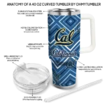 customized california golden bears bold diamonds blue curved tumbler best selling.webp