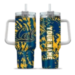 customized california golden bears burst swirl blue curved tumbler best selling.webp