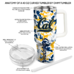 customized california golden bears camo mashup blue white curved tumbler best selling.webp