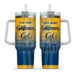 customized california golden bears gradient dots blue curved tumbler best selling.webp