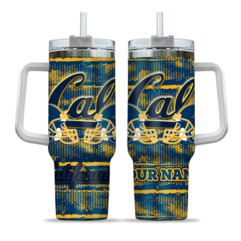 customized california golden bears honey streaks blue curved tumbler best selling.webp
