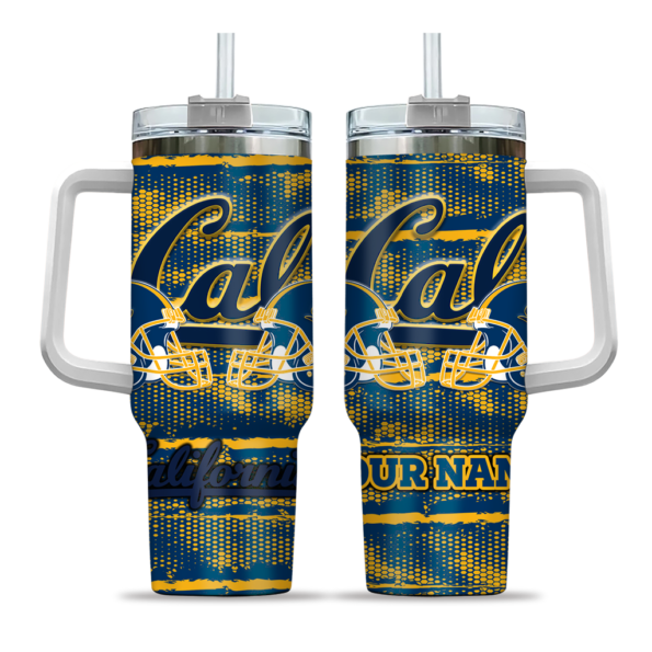 customized california golden bears honey streaks blue curved tumbler best selling.webp