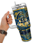 customized california golden bears honey streaks blue curved tumbler best selling.webp