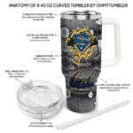 customized california golden bears superman shield blue gray curved tumbler best selling.webp