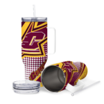 customized central michigan chippewas arrow burst maroon curved tumbler best selling.webp