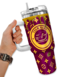 customized central michigan chippewas bullseye drips maroon curved tumbler best selling.webp