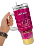 customized central michigan chippewas geometric prism maroon curved tumbler best selling.webp