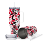 customized cincinnati bearcats camo mashup red white curved tumbler best selling.webp