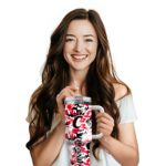 customized cincinnati bearcats camo mashup red white curved tumbler best selling.webp