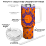 customized-clemson-tigers-bullseye-drips-orange-curved-tumbler-best-selling.webp
