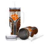 customized-clemson-tigers-leopard-zipper-orange-curved-tumbler-best-selling.webp